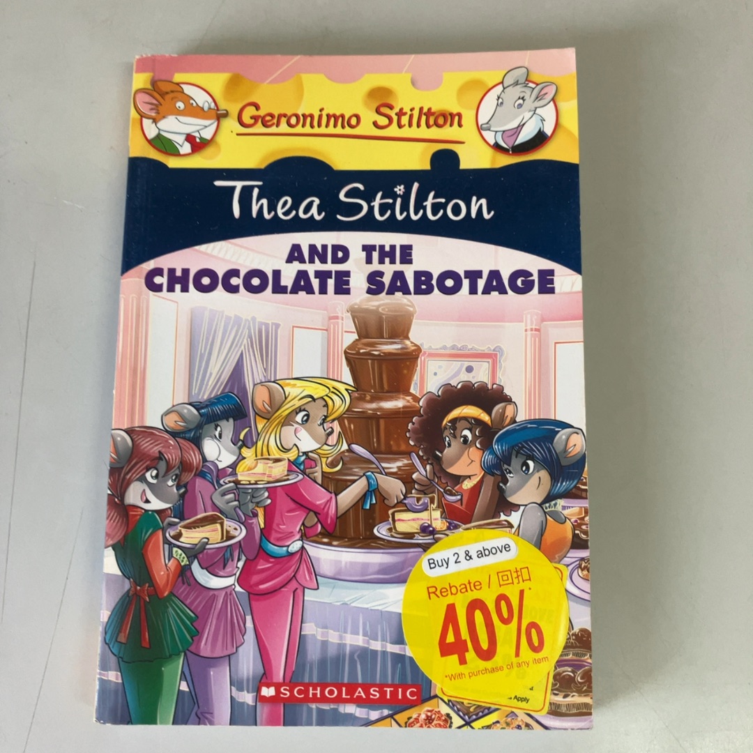 TS 19: THEA STILTON AND THE CHOCOLATE SABOTAGE listing photo 1